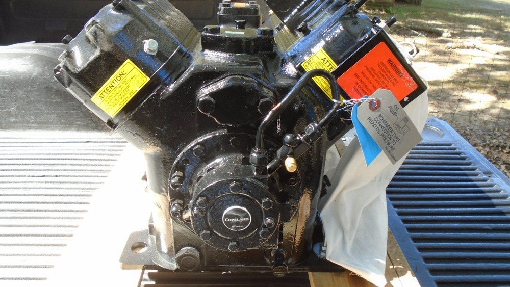Copeland 4DL3F63KE-TSK-800 Semi Hermetic Low Temp Refrigeration Compressor 15HP