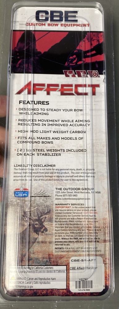 CBE Affect 6" Hunting Stabilizer