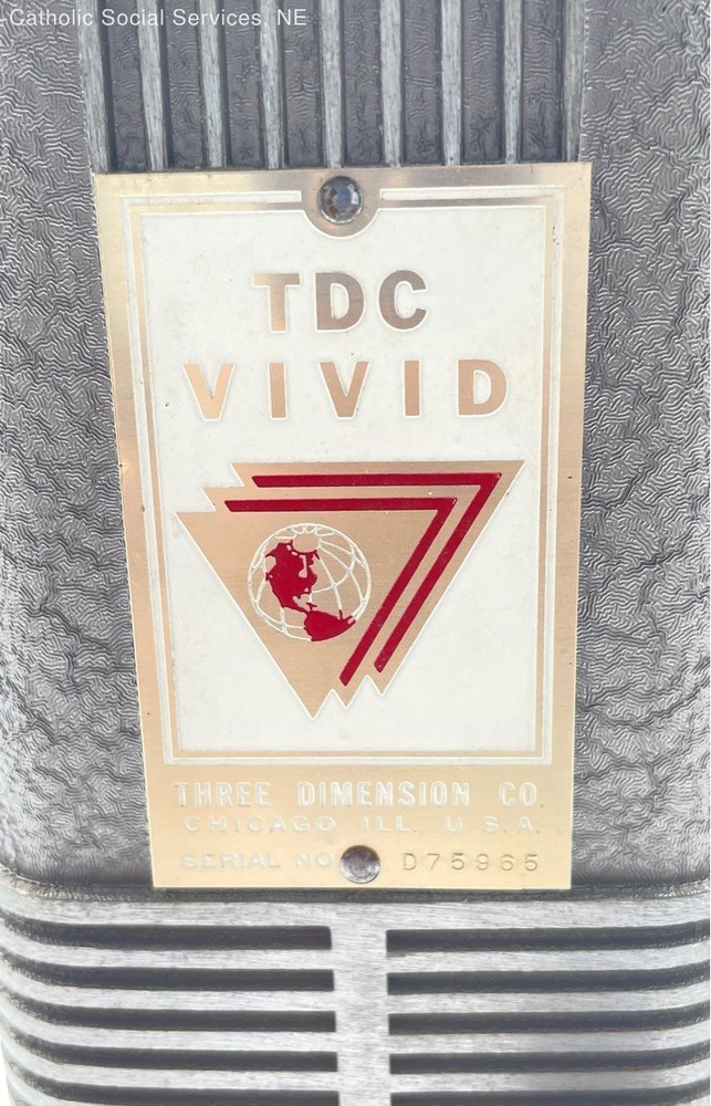 Vintage TDC VIVID Selectron ~ Slide Projector Deluxe Model D Camera
