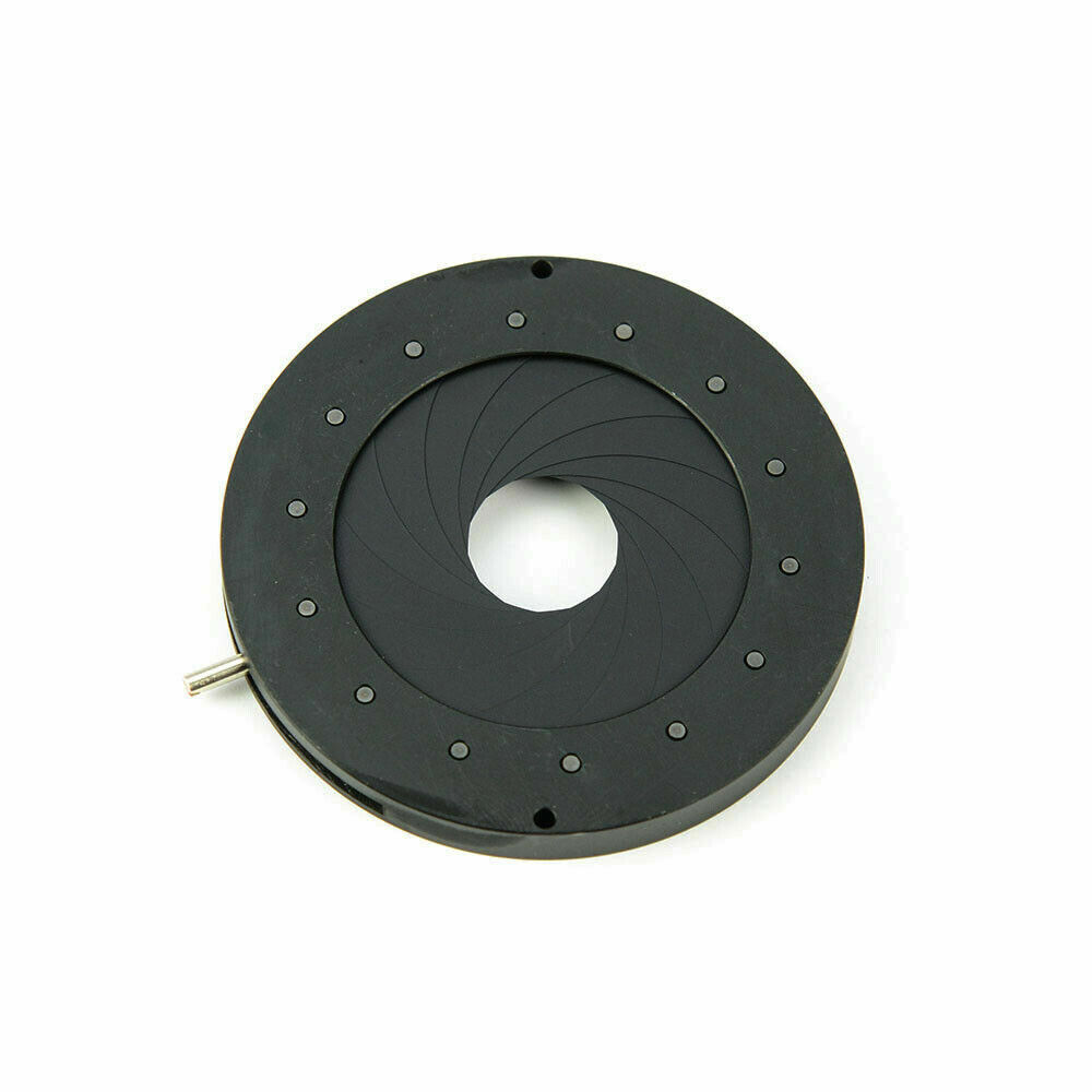 Mechanical Iris 1.5-36mm Adjustable Manual Aperture for Microscope/Camera/Laser