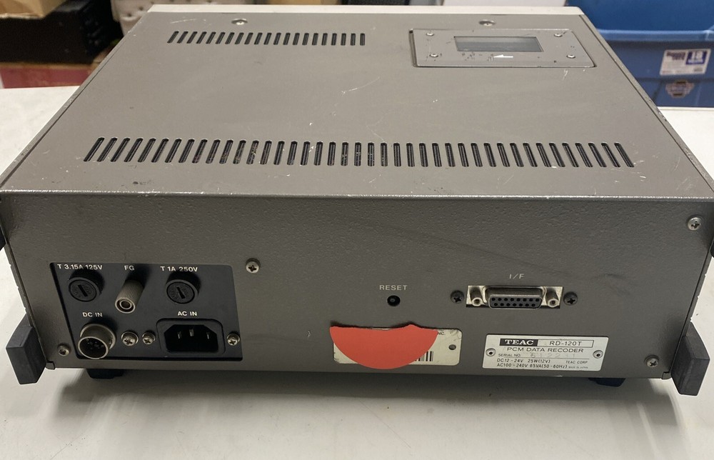 TEAC RD-120T PCM Data Recorder Not tested