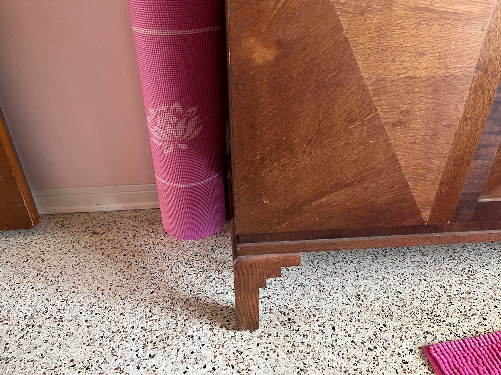 art deco linen bureau