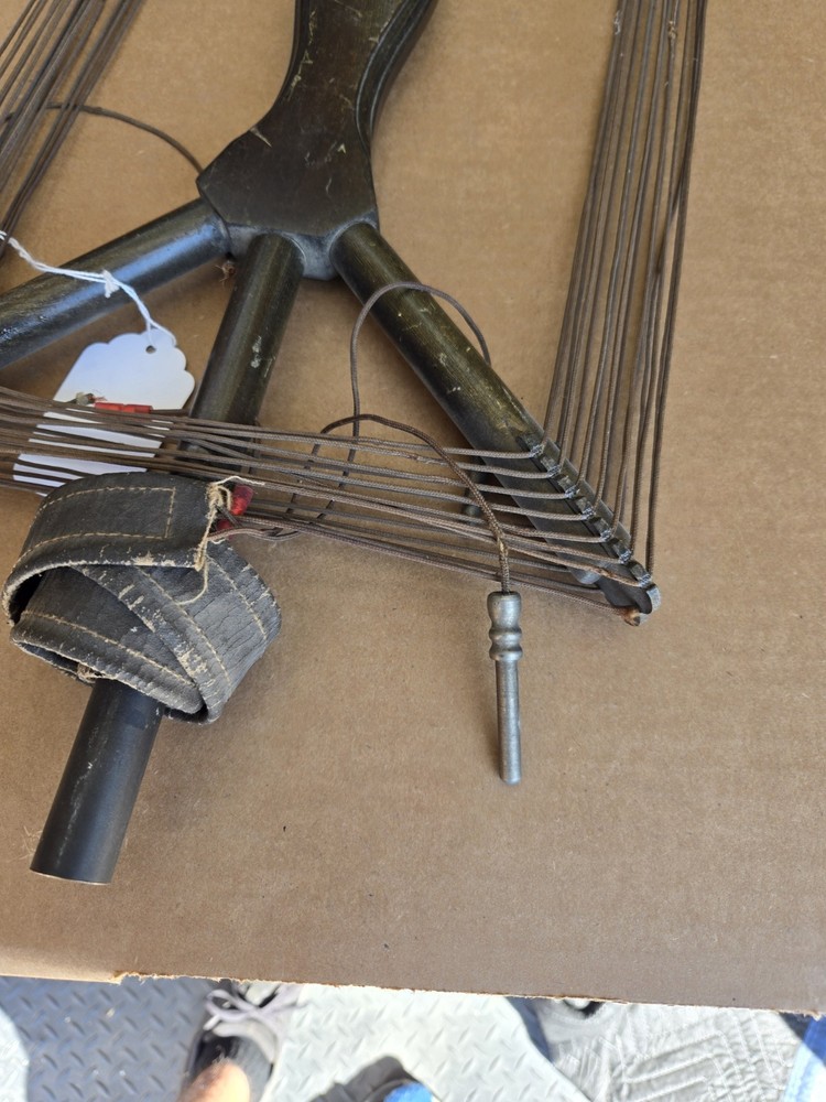 Antique Wood Loop Antenna