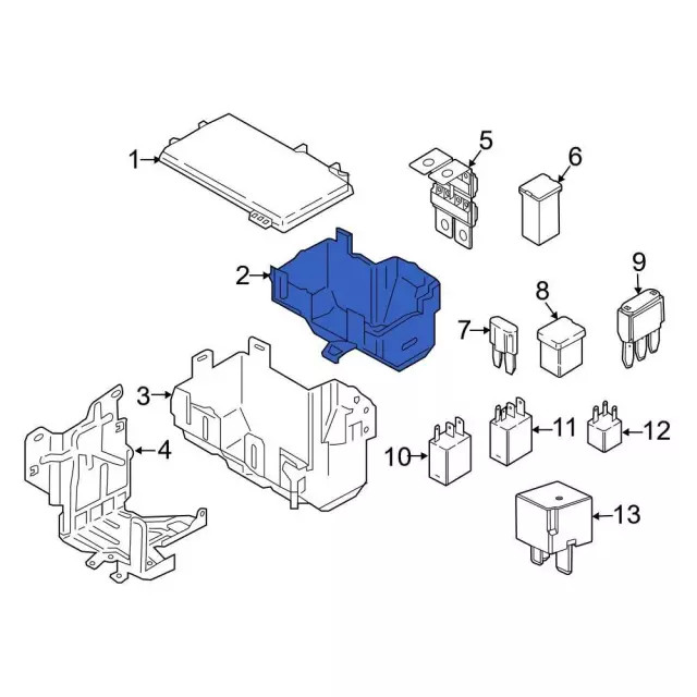 Genuine Ford Fuse Box LC3Z14A068B