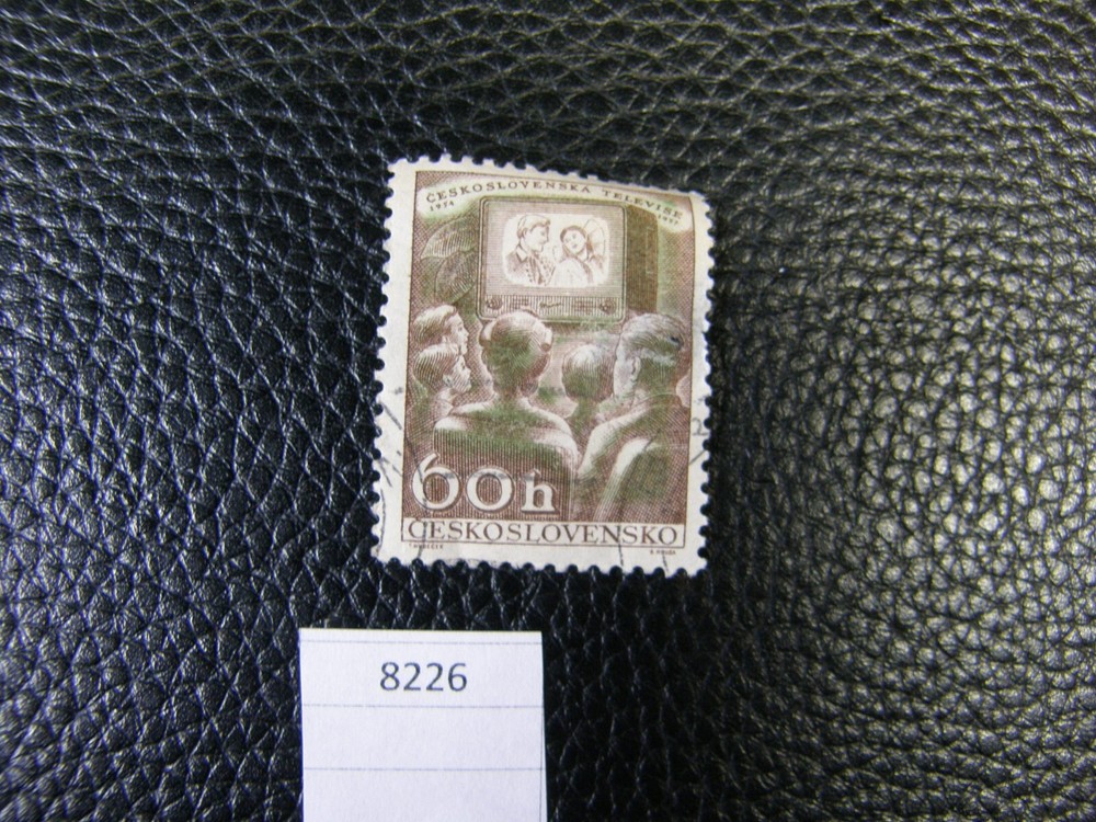 8226) One: 60h Ceskoslovensko Postage Stamp Ceskoslovensko Televise