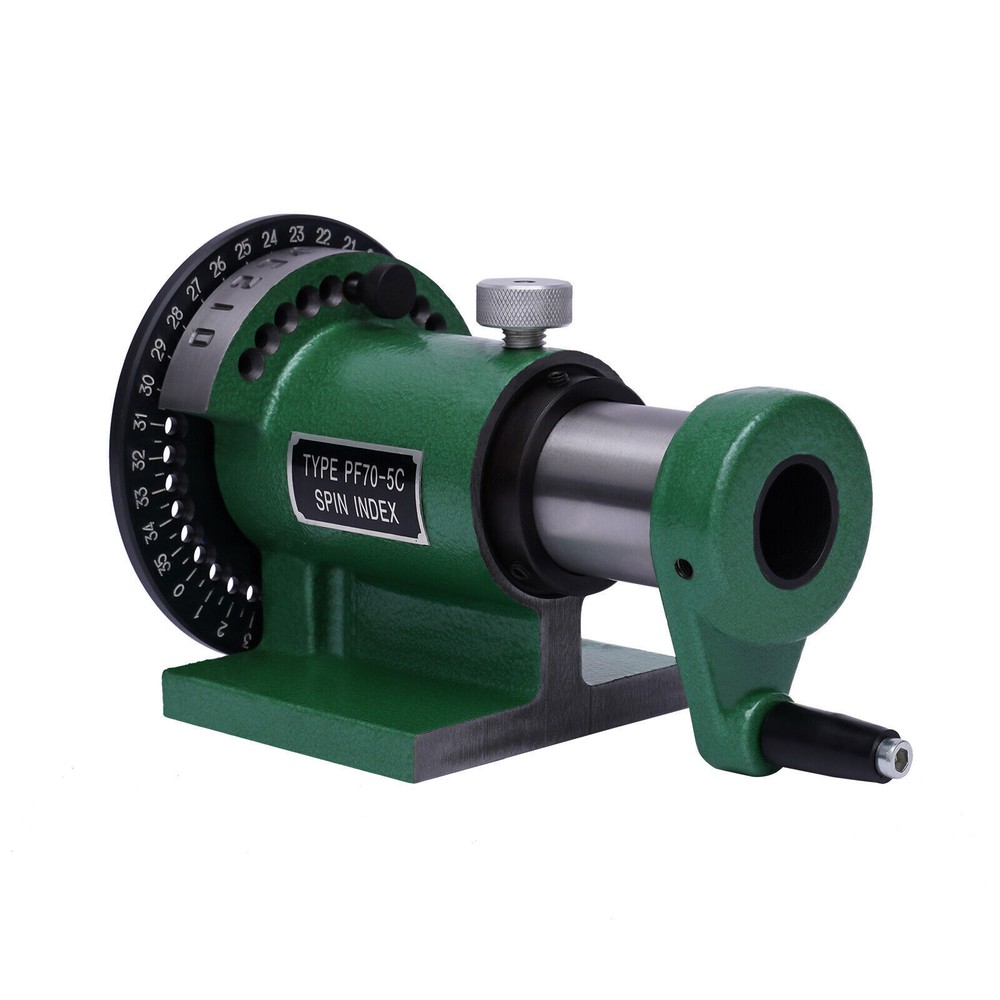 US 5C COLLET SPIN INDEX FIXTURE MILLING Machine Tool