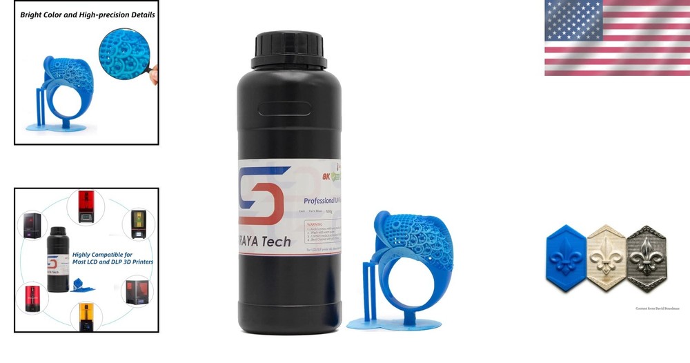 Smooth Surface UV-Curing Resin for Thicker Designs