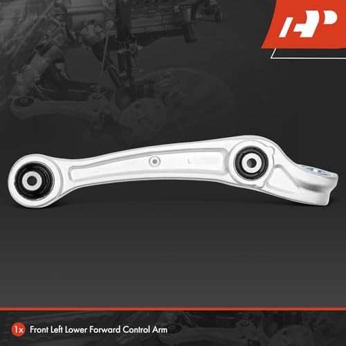 Front Left Forward Lower Control Arm, with Bushing, Compatible with Audi - -