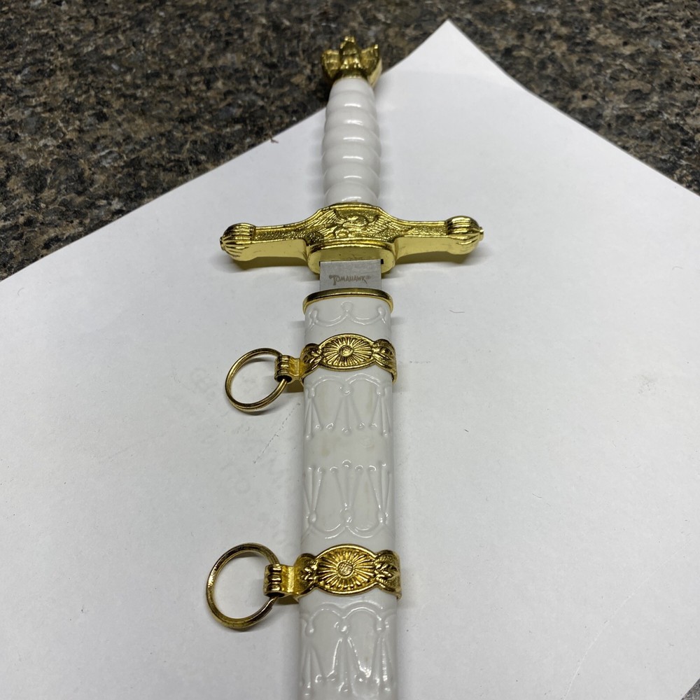 14” Tomahawk Collectible Dagger Eagle Design Handle Stainless w Sheath (DCA6)