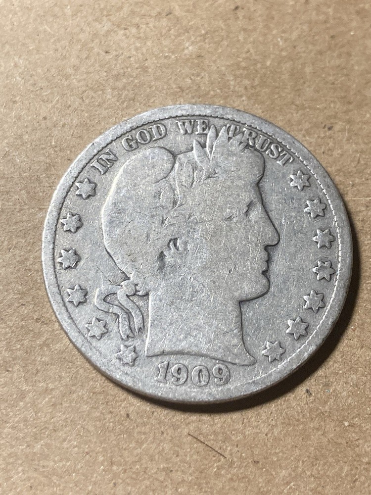 1909 Barber Half Dollar - As Shown! (#2159)