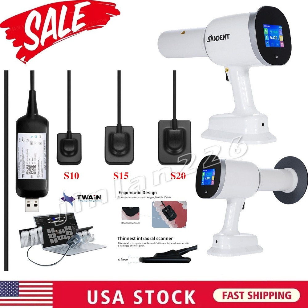 Dental X Mobile Unit System Ray Digital Machine High Frequency Shield/Sensor NEW