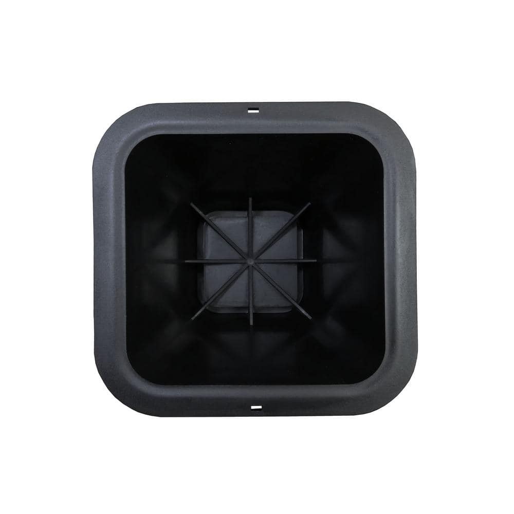 Everbilt 6 in. Black Bed Risers (4-Pack)