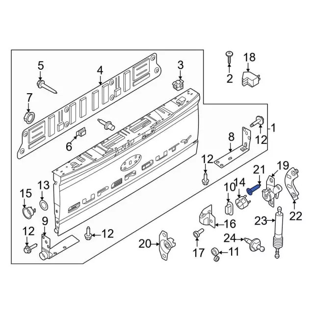 Genuine Roller Bolt W710261-S437