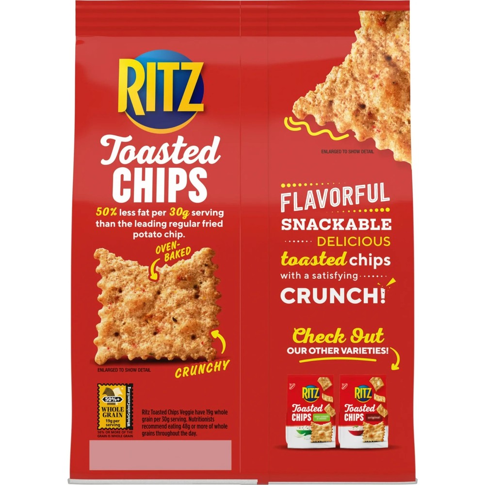 RITZ Toasted Chips Veggie Crackers 8.1oz