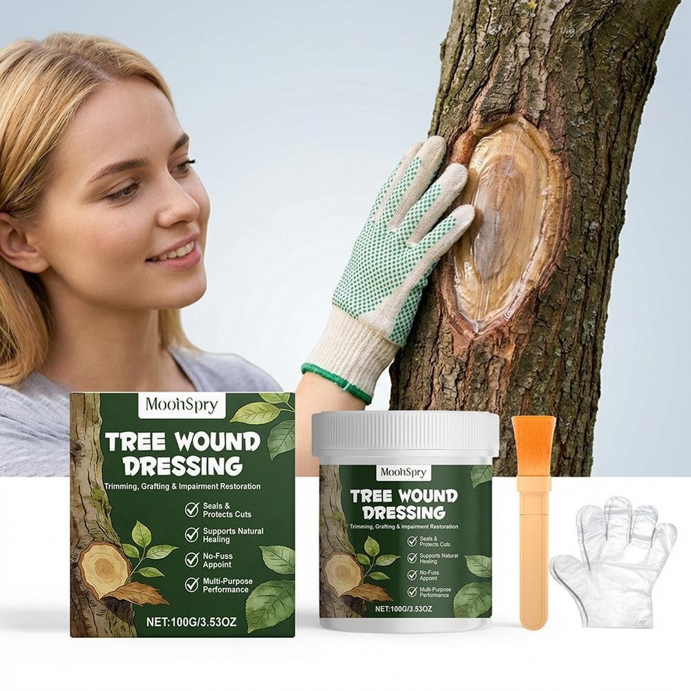 Tree Wound CarePaste 100g, Pruning Sealant & Grafting withBrush Protector E3N2