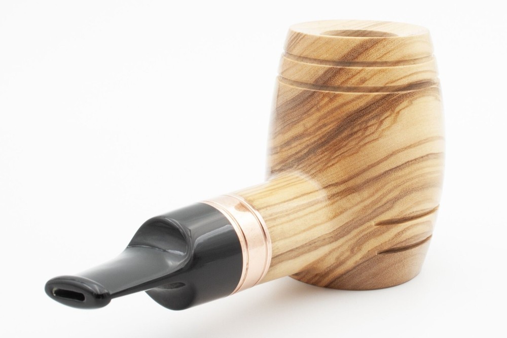 NEW! RATTRAY'S DEVIL'S CUT OLIVE WOOD 9MM PIPE incl. Adapter / SMOOTH