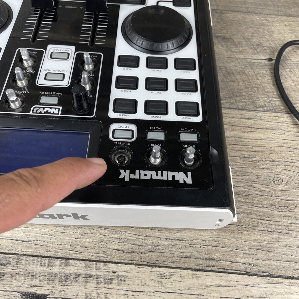 Numark NUVJ arkaos Mixer Controller ⚠️powers On No Other Testing ⚠️sold As-is