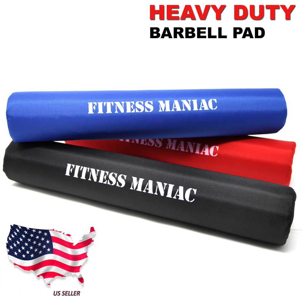 Barbell Squat Pad Lunges Hip Thrusts Neck Shoulder Protective Support Black Red