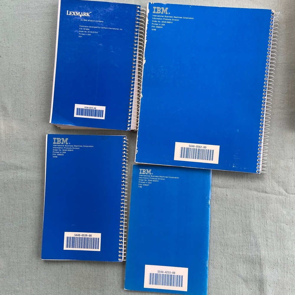 IBM Book Laser Printer Technical Reference 2380 2381 Users Guide Manual 1st Ed.