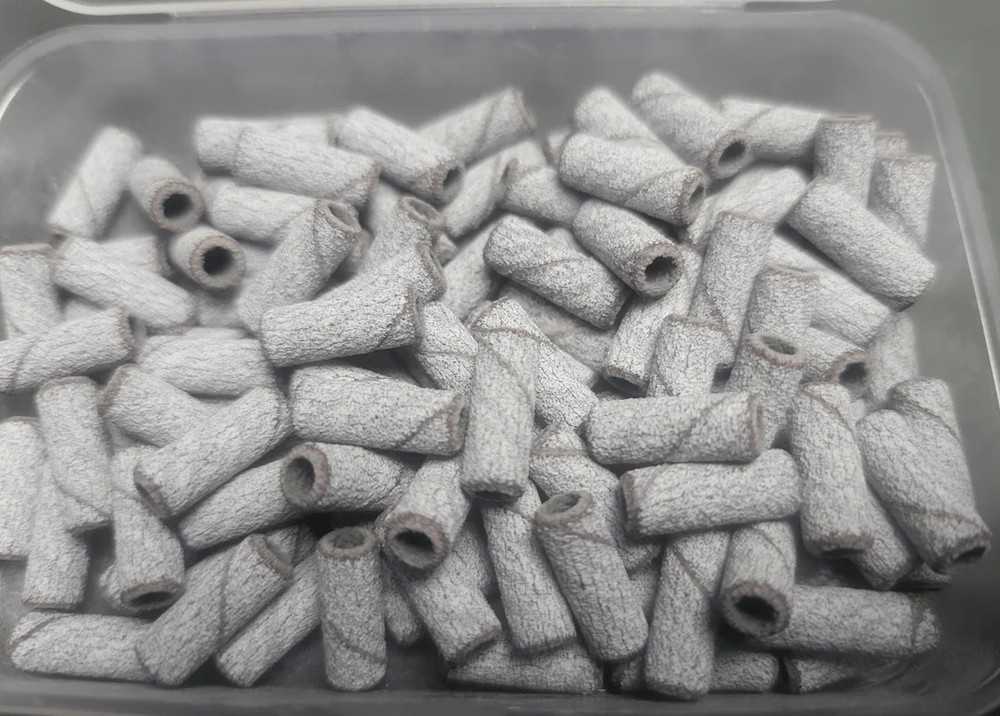 Medicool Zebra Mini Sanding Bands White 100 pcs - Medium Grit