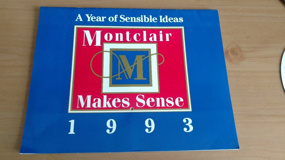 Montclair Cigarettes 1993 Calendar