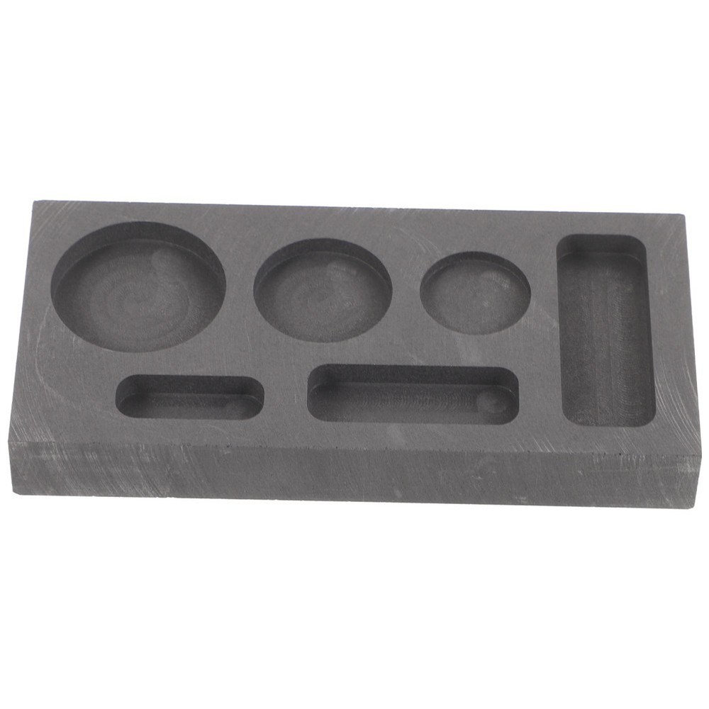 6 Slot Graphite Casting Mold for Metal Melting Tool Accessory