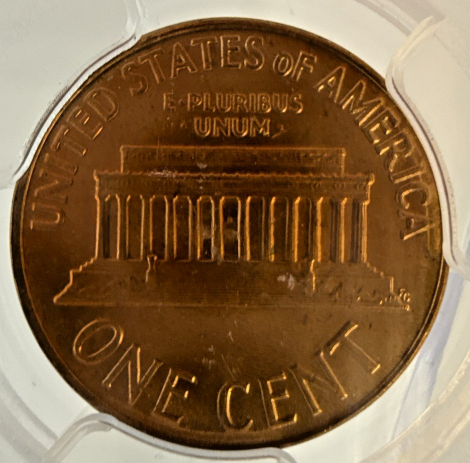 1962 Lincoln Memorial Cent 1c PCGS MS65RD
