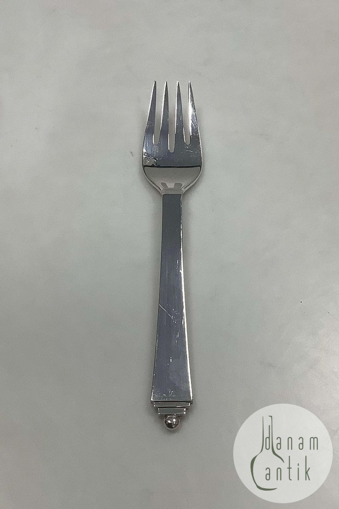 Georg Jensen Pyramid EPNS Silver Plated Fish Fork
