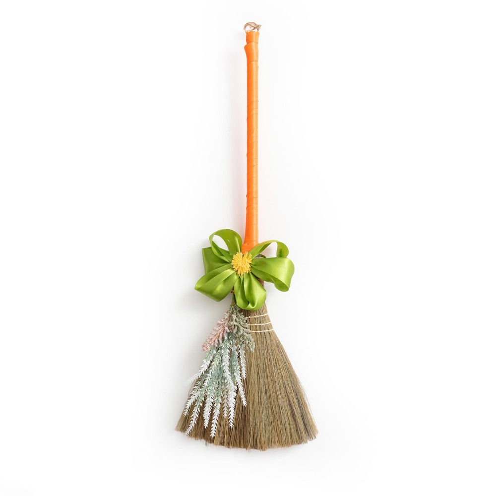 Natural Whisk Sweeping Hand Handle Broom - Vietnamese Straw Soft