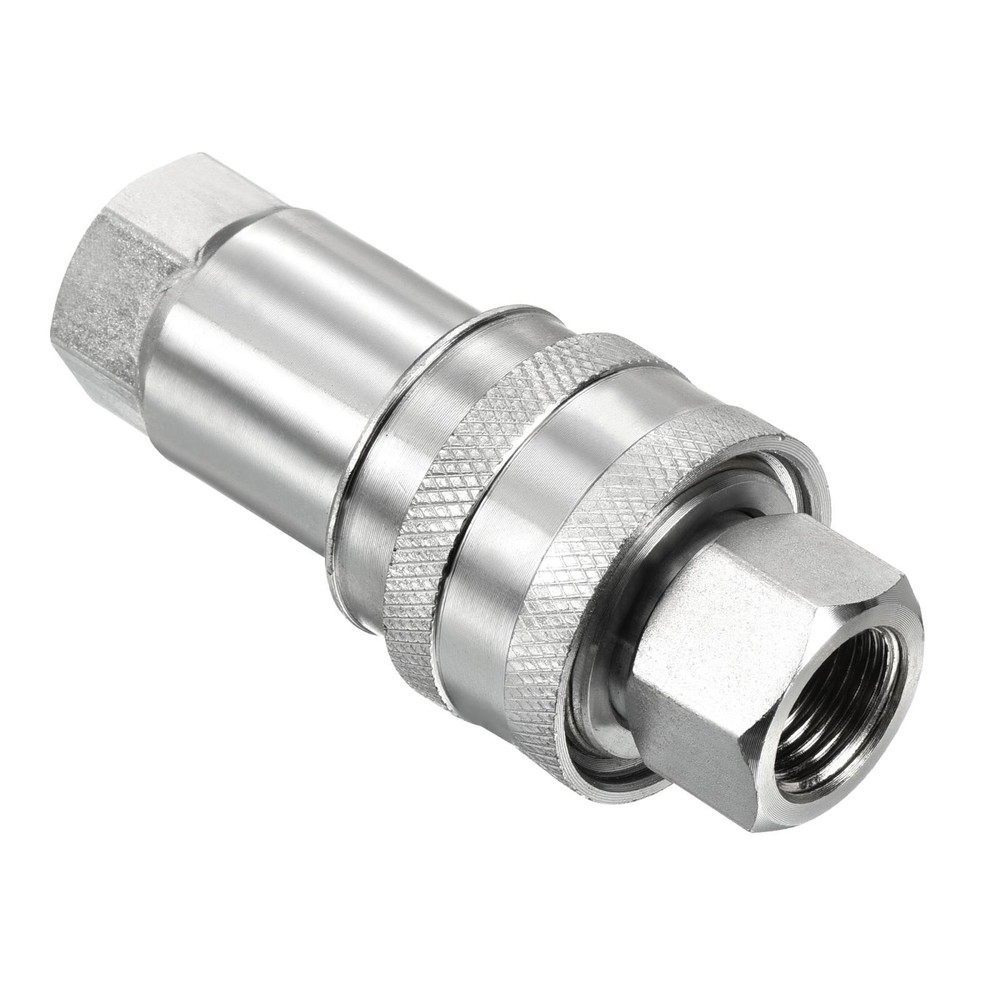 1 Set Hydraulic Quick Connect Coupler M16x1.5mm Female Thread Pipe Fitting