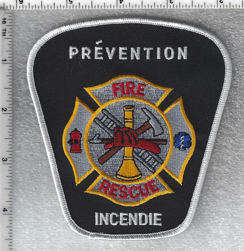 Prevention  Incendie  Fire  Rescue  (Canada)  Shoulder Patch