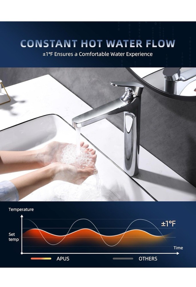 Apus Tankless Instant Electric Water Heater