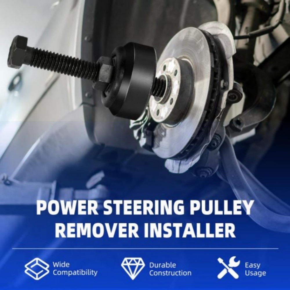 Power Steering Pulley Puller Install Kit for Easy Pulley Disassembly With Box US