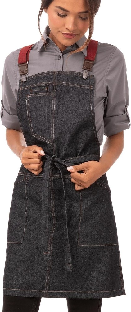Unisex Berkeley Short Bib Apron