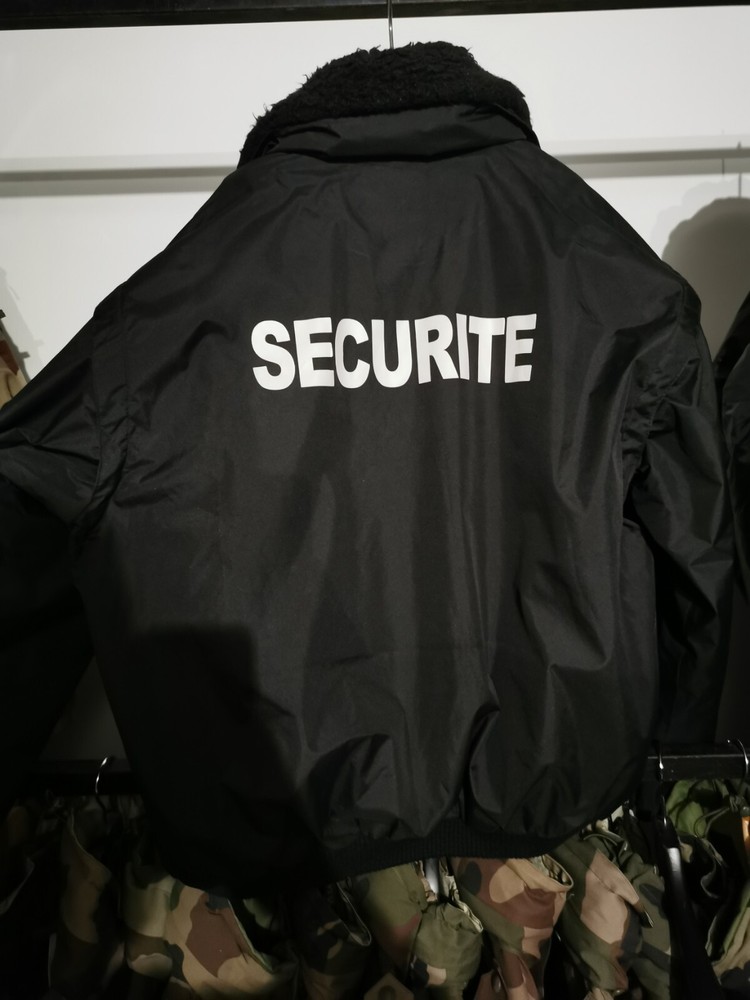 Ssiap Master Chien Security Bombers Jacket Guarding Surveillance Vigil...