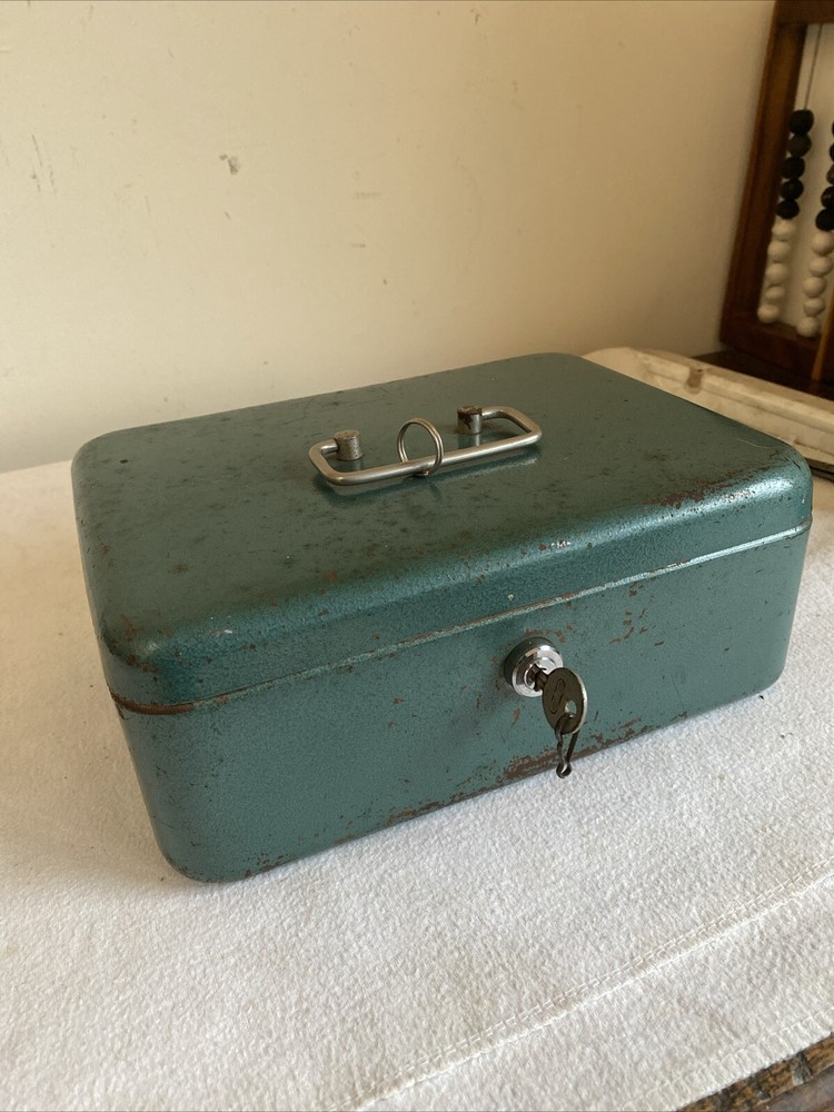 Vintage Strongbox With Key