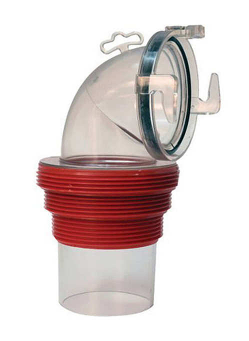 EZ Coupler 90° Bayonet Sewer Fitting, Clear