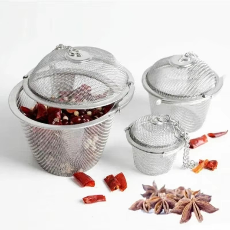 Stainless Steel Tea Locking Spice Egg Shape Ball Mesh Infuser Tea Strainer Multi
