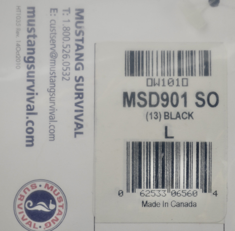 NEW Mustang Survival Suit MSD901 SO COMPLETE 3 PIECE SYSTEM SIZE: SMALL