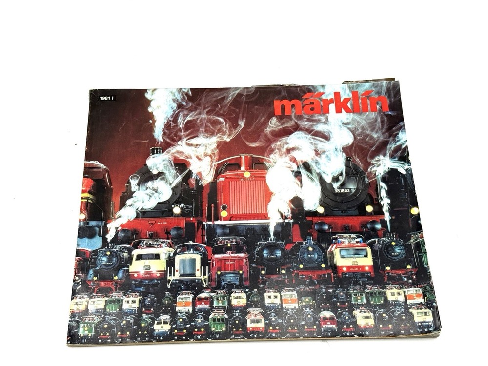 1981 CATALOG CATALOGUE TRAIN MARKLIN H0 SCALE#ID