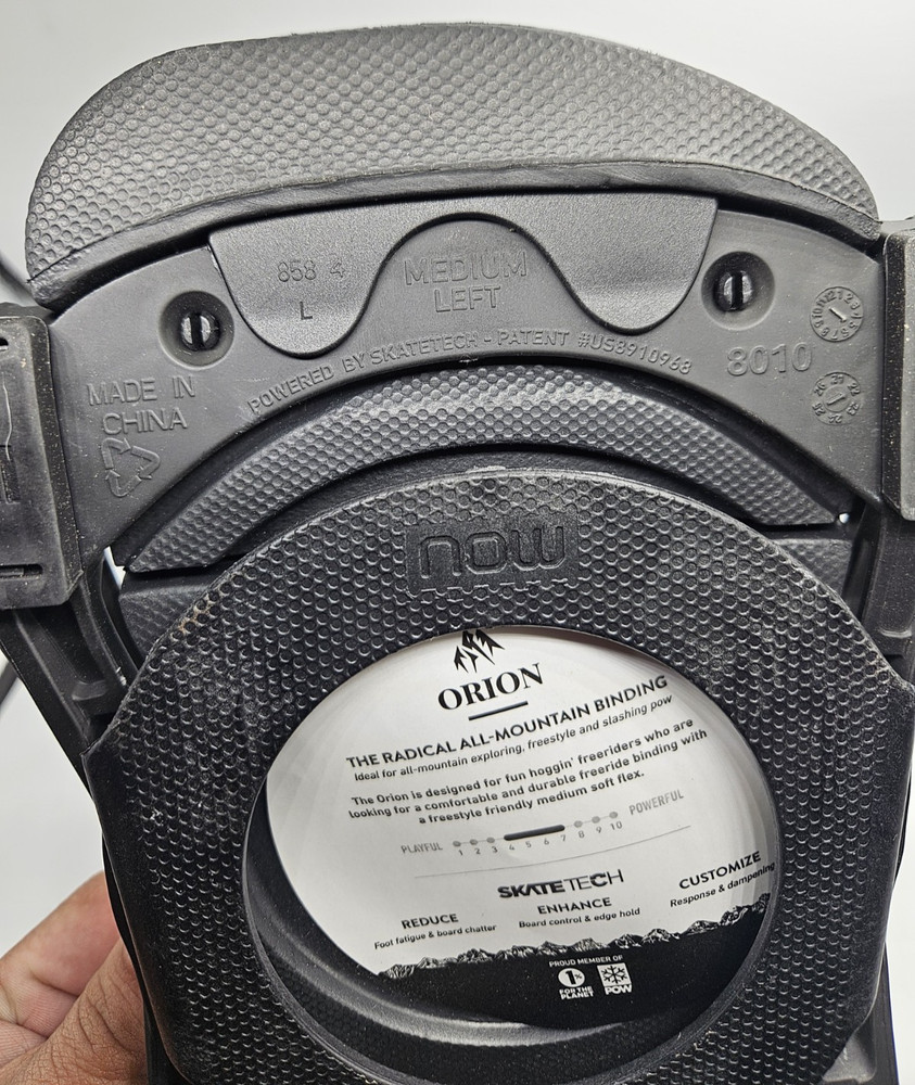Jones Orion RP Roberts Snowboarding Bindings - LEFT ONLY - MEDIUM- VERY GOOD