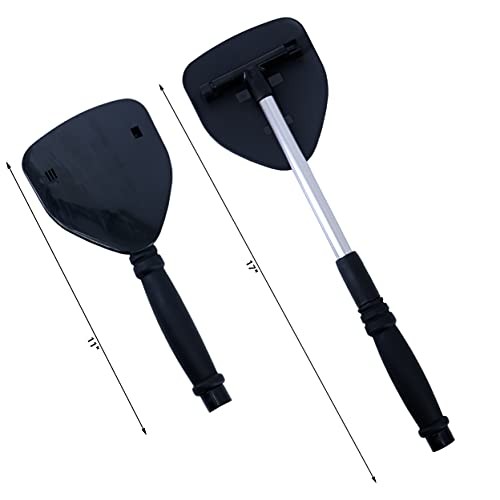 Pivoting Windshield Glass Cleaning Tool Extendable Aluminum Handle Triangle