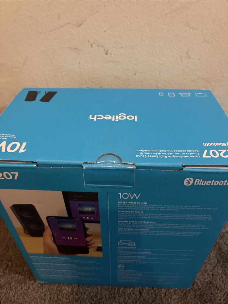 Wireless Stereo Bluetooth Computer Speakers Logitech Z207 2.0