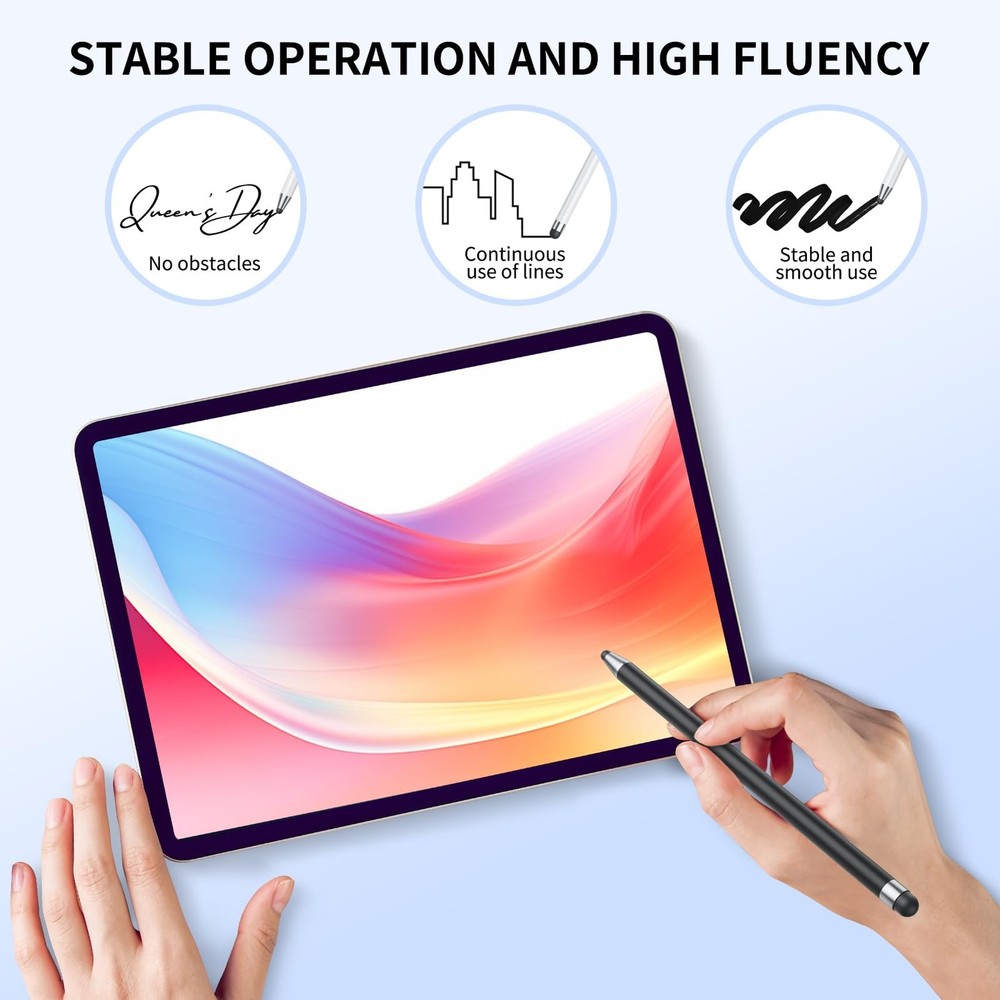 10Pcs Stylus Pen for Touchscreen Devices - Universal Compatibility