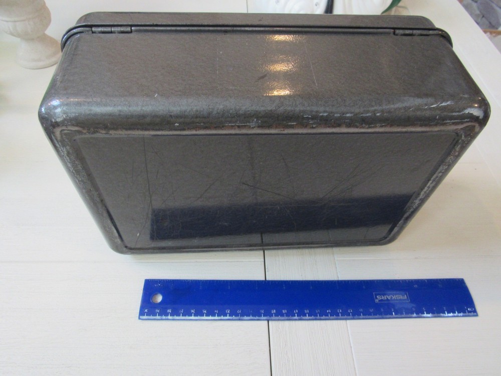 Vintage Metal Lock Box