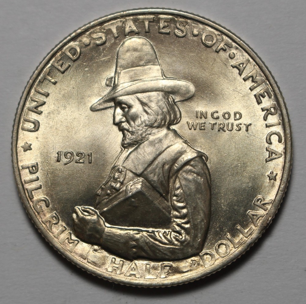 1921 Pilgrim Commemorative Half Dollar M517