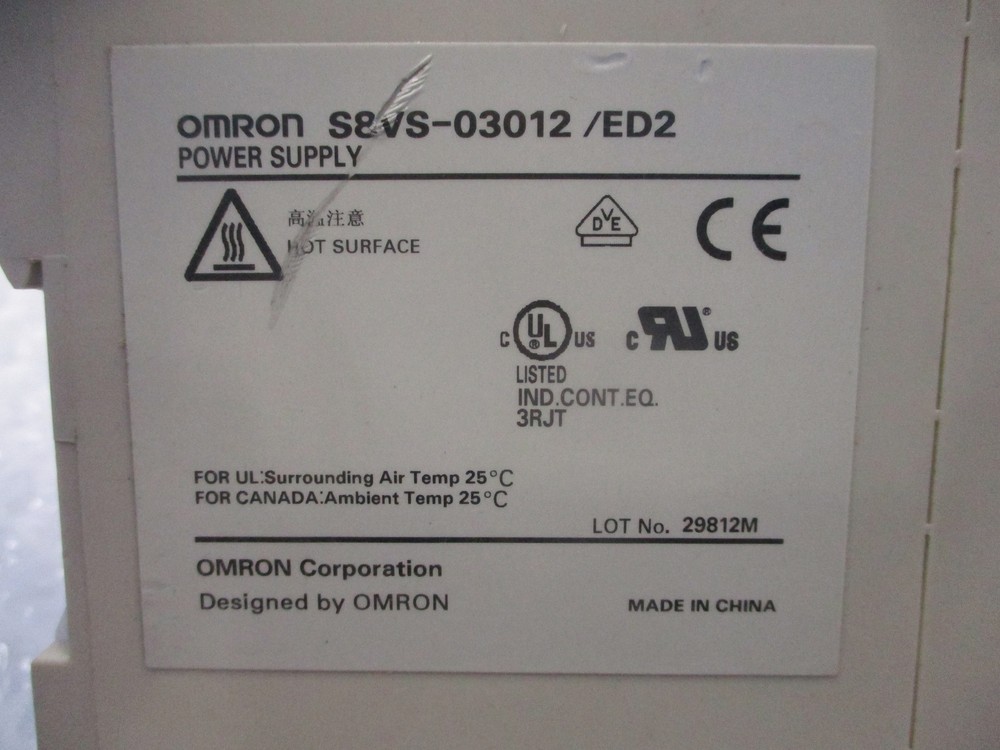 OMRON S8VS-03012/ED2 POWER SUPPLY NSNP