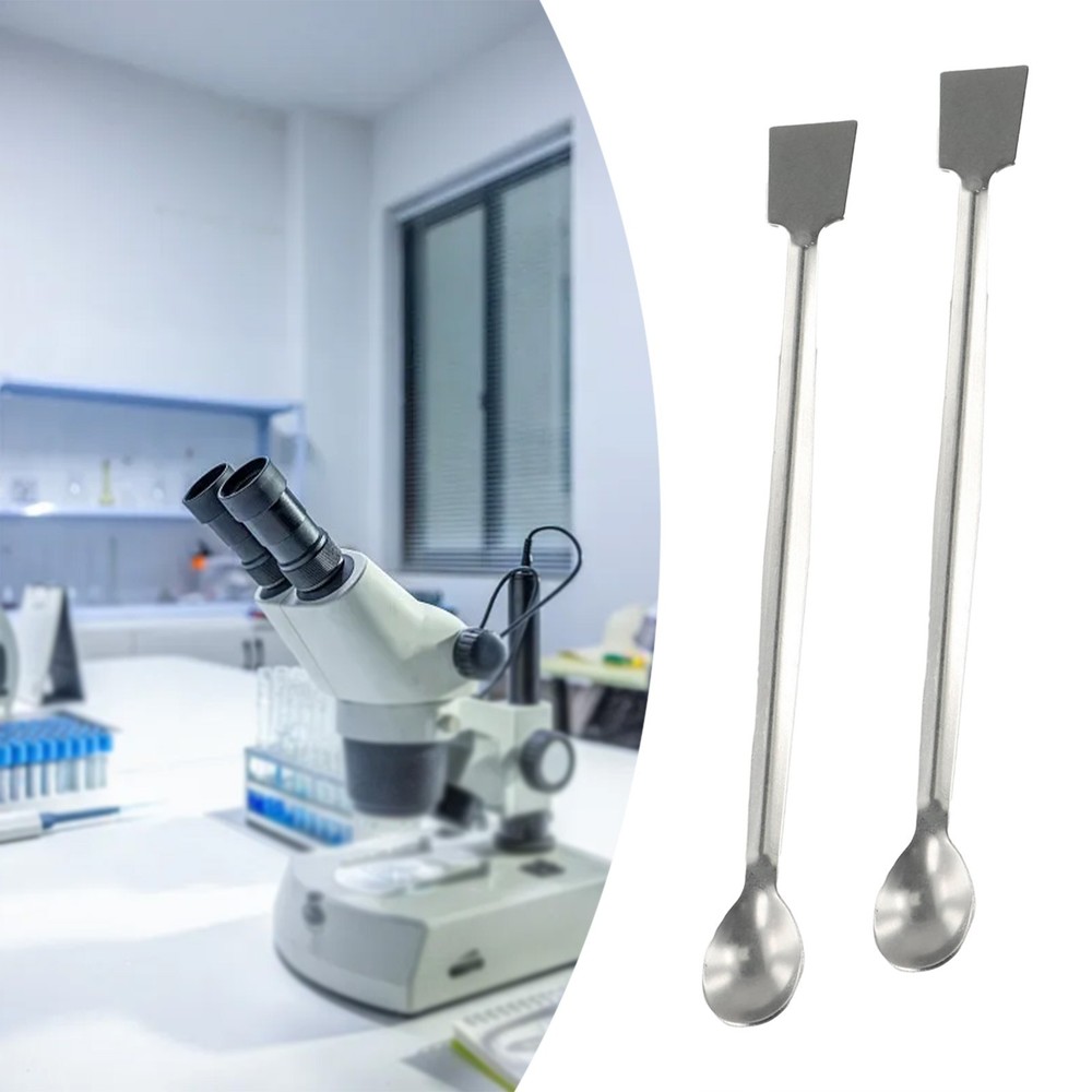 Lab Sampling Spoon Stainless Steel Effective Durable Material 200mm Stainless