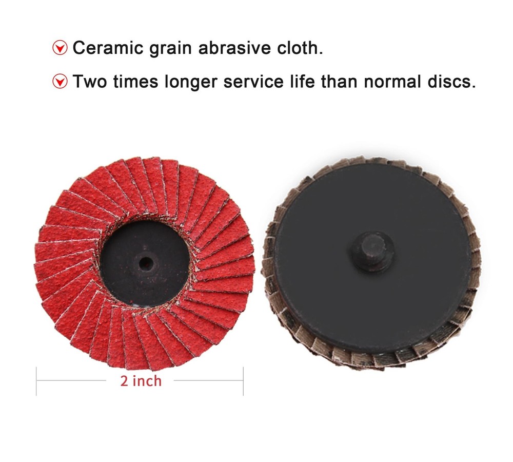 2 Inch Flap Sanding Disc 60 Grit,Surface Conditioning Disc,Quick Change Conne...