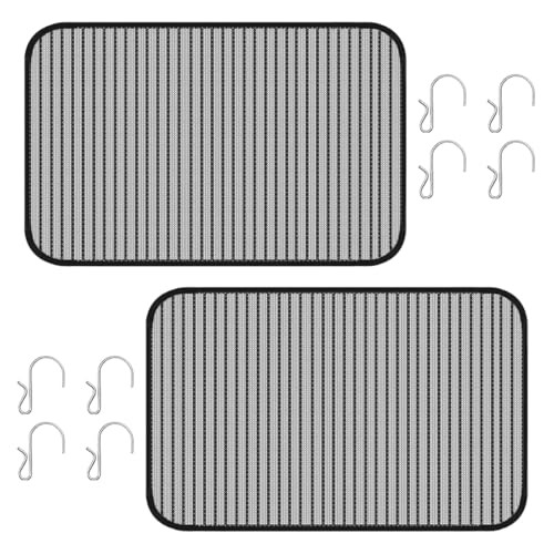 Car Front Grill Protection Net, High-Density Dustproof Auto Engine 2PCS